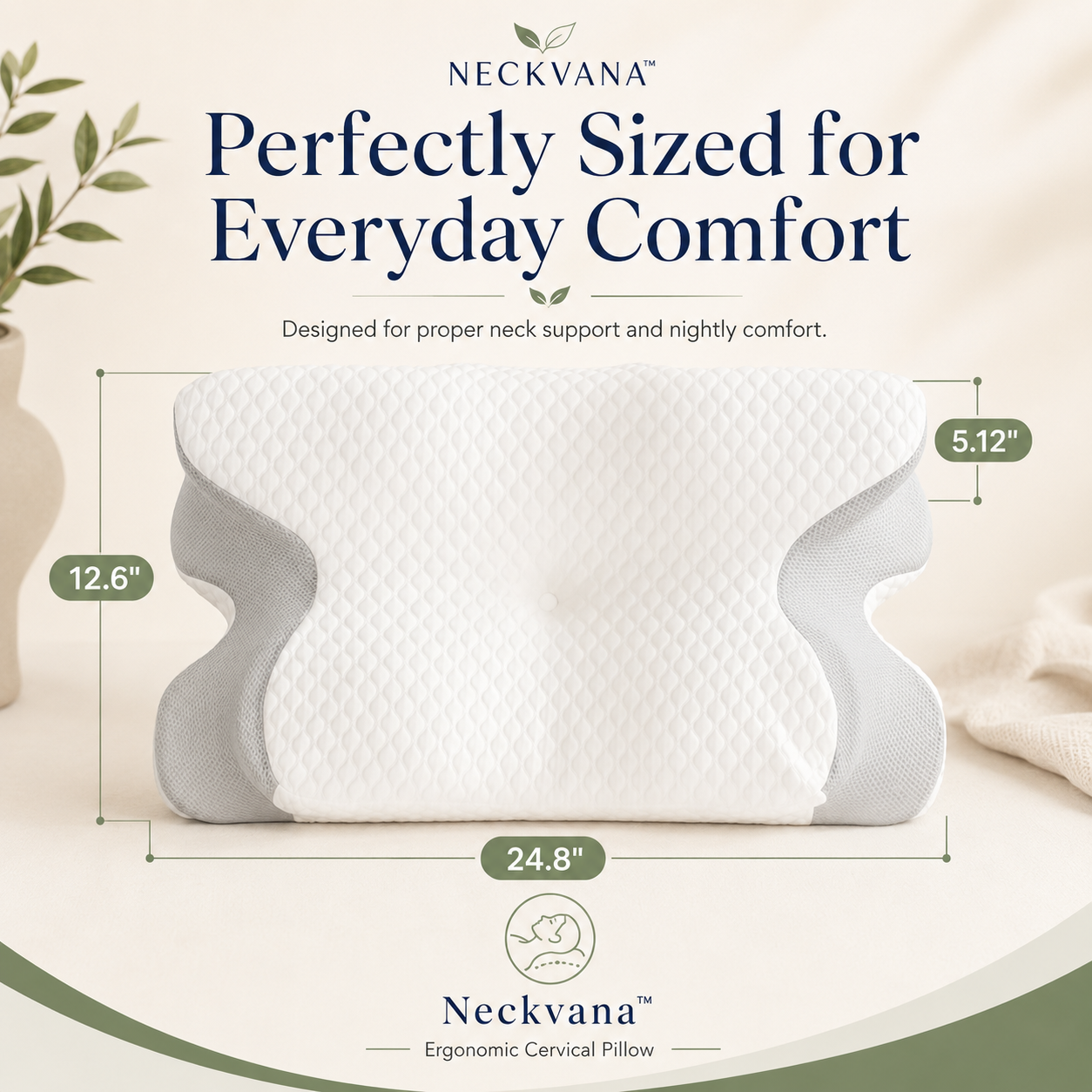 Neckvana - Ergonomic Cervical Pillow